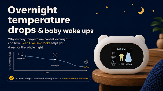 Why Overnight Temperature Drops Can Affect Baby Sleep