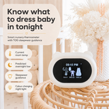 Baby Sleepwear Guide, Night Light and Thermometer