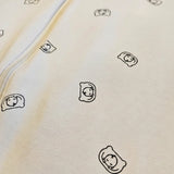 warm white fabric with sleep like goldilocks logo 1.0 TOG fabric