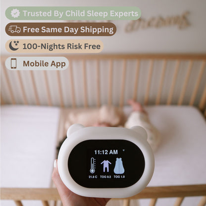 Baby Sleepwear Guide, Night Light and Thermometer